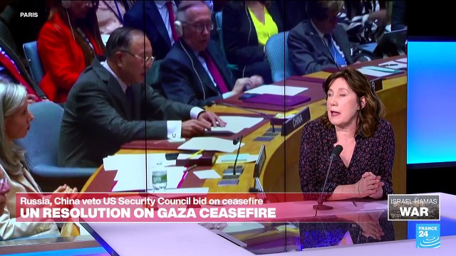 Russia, China veto US Security Council bid on Gaza 'ceasefire'