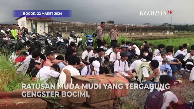 Ratusan Gengster di Bogor Diamankan Polisi, Diduga Akan Melakukan Tawuran