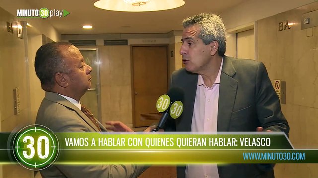 VAMOS A HABLAR CON QUIENES QUIERAN HABLAR VELASCO