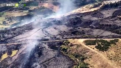 Se prendieron los cerros tutelares de Bogotá SIN AUTOPLAY