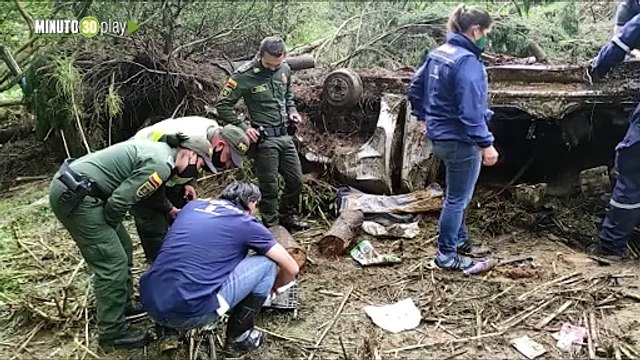 Un fallecido y seis personas heridas, el balance final que dejó el derrumbe en El Retiro