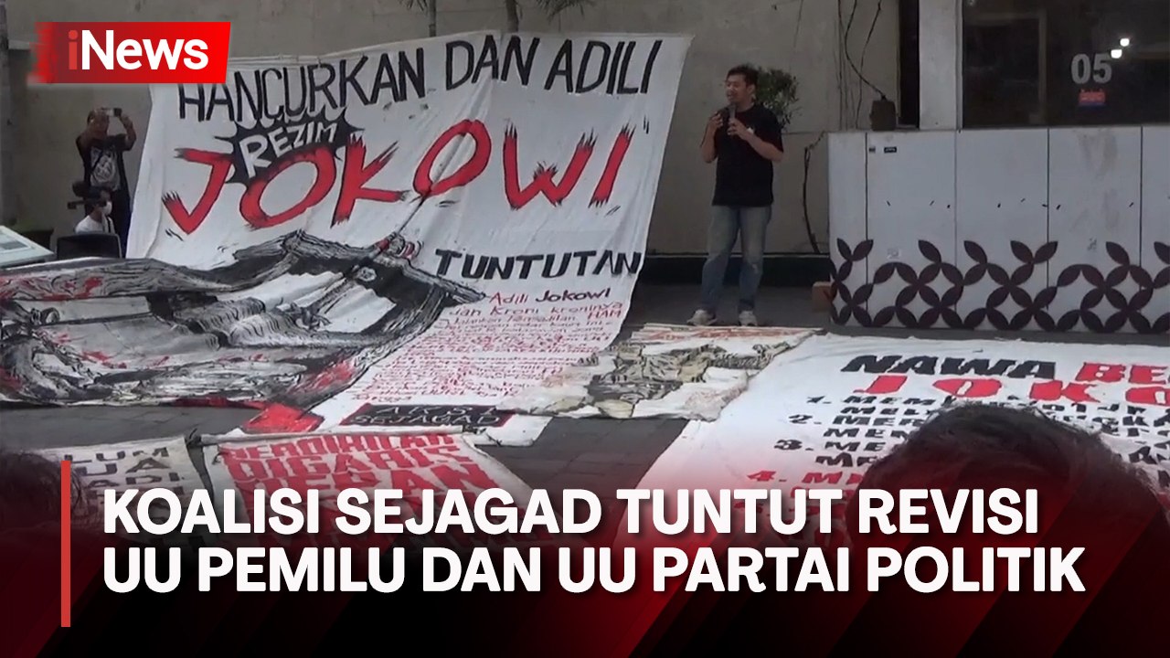 Gelar Aksi Tolak Hasil Pemilu 2024, Koalisi Sejagad Tuntut Revisi UU Pemilu dan UU Partai Politik