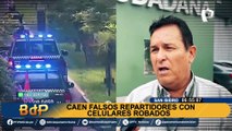 San Isidro: una vez más serenos capturan a falsos delivery por robar celulares