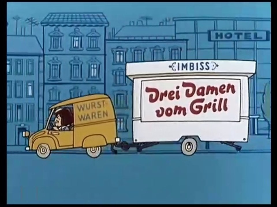 Drei Damen vom Grill - Ganze Serie - Staffel 1/Folge 10 'Dachgartenparty' - 1979