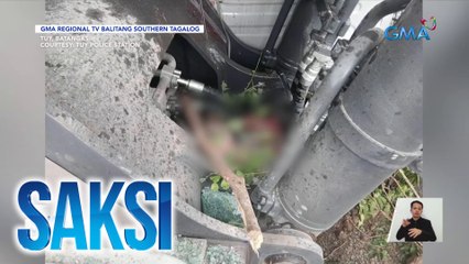Operator ng backhoe na nabagsakan ng malaking bato, patay | Saksi