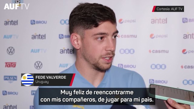 Fede Valverde habla del Real Madrid estando con Uruguay: Los dos partidos contra el Manchester City definen la temporada
