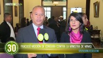FRACASÓ MOCIÓN DE CENSURA CONTRA LA MINISTRA DE MINAS