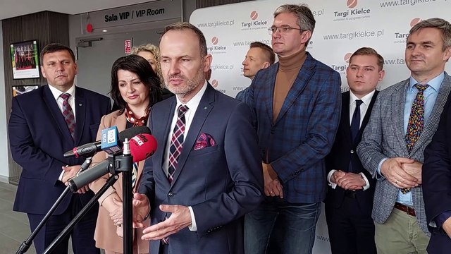 echodnia.eu KIELCE Minister Rozwoju i Technologii Krzysztof Hetman z wizytą w Targach Kielce