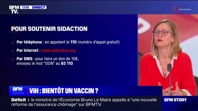 Constance Delaugerre (présidente du comité scientifique et médical du Sidaction); Il faut rappeler que [le VIH] est une maladie mortelle sans traitement