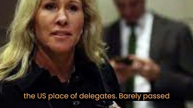 Marjorie Taylor Greene files motion to oust Mike Johnson as House passes $1.2trn spending package