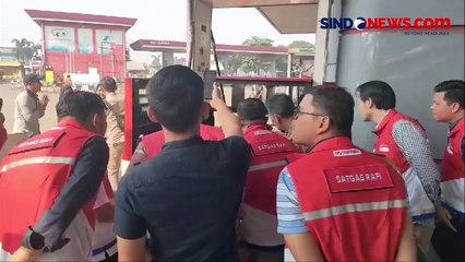 Temukan Kecurangan, Menteri Perdagangan Segel SPBU di Rest Area KM 42 Tol Jakarta-Cikampek