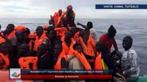Rescatan a 277 migrantes entre España y Marruecos hay un muerto