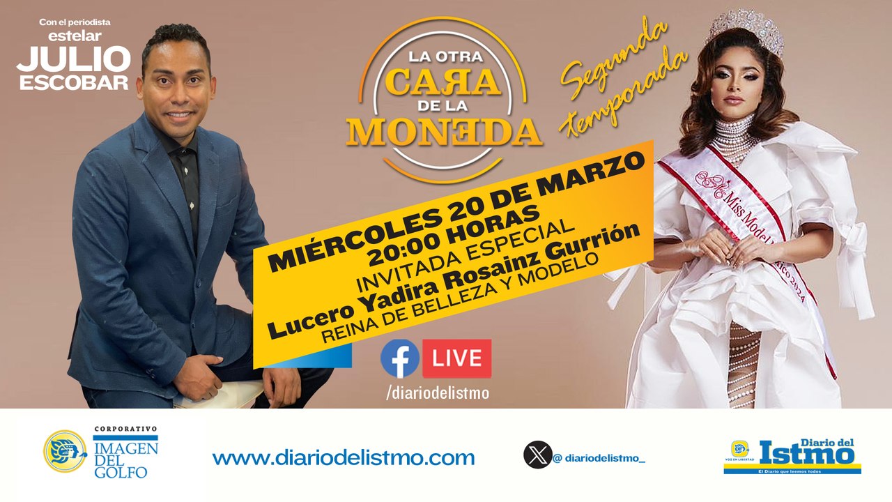 #LaOtraCaradelaMoneda  Invitada:Lucero Yadira Rosainz Gurrión "Reina de Belleza y Modelo" Con: Julio Escobar