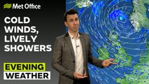 Met Office Evening Weather Forecast 22/03/24 – Showers and winds