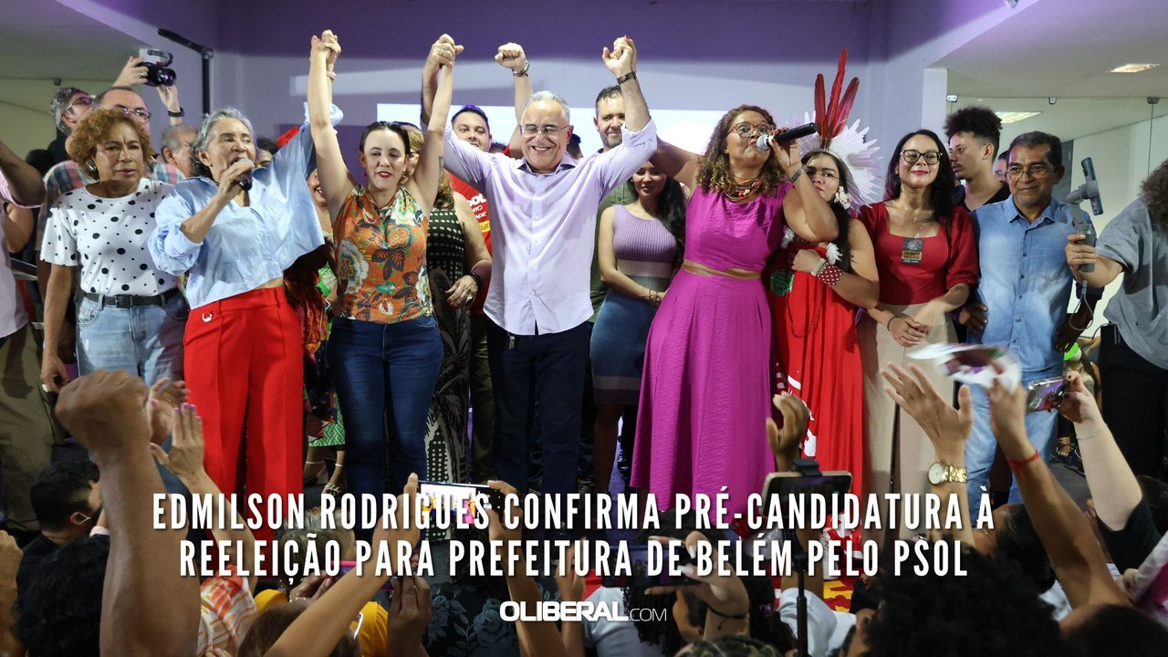 Edmilson Rodrigues confirma pré-candidatura à reeleição para Prefeitura de Belém pelo PSOL