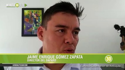 Director del DAPARD se refiere a las alertas que se presentan en diferentes regiones de Antioquia