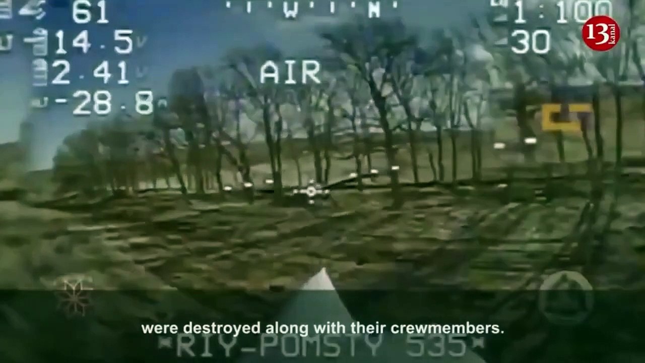 Russian Ministry of Defense released video of Ukrainian helicopters being shot down in Donetsk