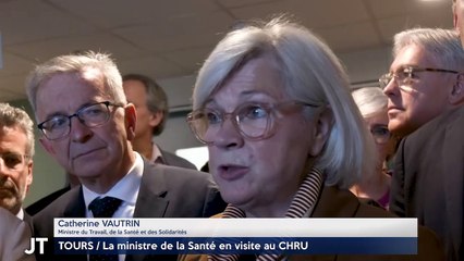 TOURS / La ministre de la Santé en visite au CHRU