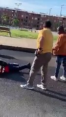 Ladrones con fusiles robaron carro de valores en Barranquilla