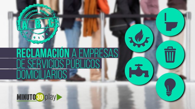 Consultorio Jurídico Digital, Reclamación a empresas de servicios públicos domiciliarios