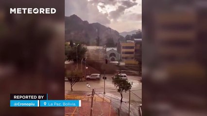 Brutal flash flood in La Paz, Bolivia