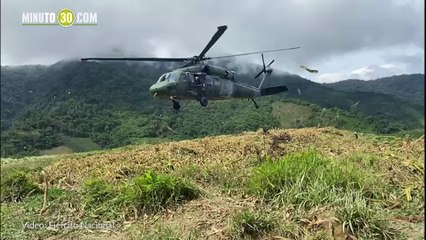 Ejército rescató el cuerpo del indígena que murió por mina antipersonal en Ituango