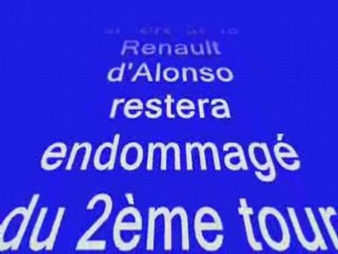 Bahrein 2008 Accrochage entre Hamilton et Alonso