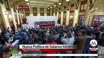 Mensaje de AMLO por aumento al salario mínimo