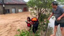 El tifón Lekima provoca deslizamientos de tierra en el este de China