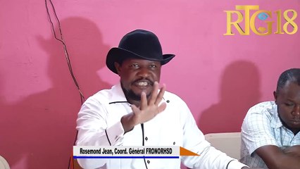 Rosemond Jean denonse enjerans kominote entènasyonal la nan zafè politik peyi a.