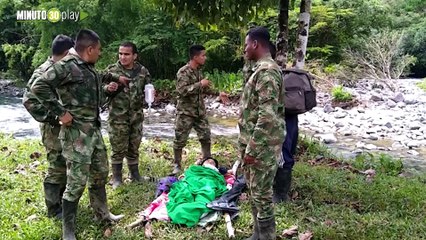 Rescataron una mujer herida tras la detonación de una mina en Dabeiba
