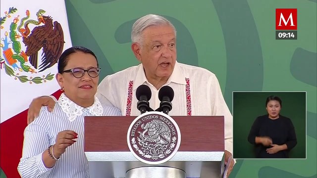 AMLO reconoce el trabajo de Rosa Icela Rodríguez; “es un orgullo contar con el apoyo”