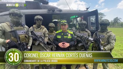 Download Video: La Policía en Urabá capturó a alias El ViejoLiliana y  El Gordo presuntos integrantes del  Clan del Golfo