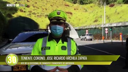 ¿Va a viajar. Autoridades entregaron reporte del estado vial en Antioquia para este puente festivo