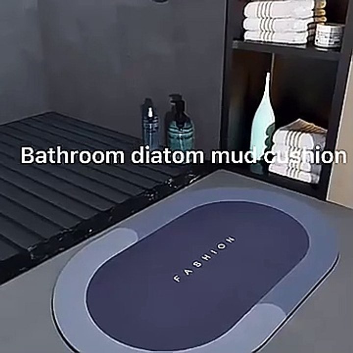 Bathroom Mat Super Absorbent Rug Bath Non Slip Floor Mats Easy To Clean Alfombras Para Doormat Kitchen Area Rugs - Buy Quick Drying Super Absorbent Bath Mat Bathroom Rug Non-slip Entrance Doormat Nappa Skin Floor Mats T