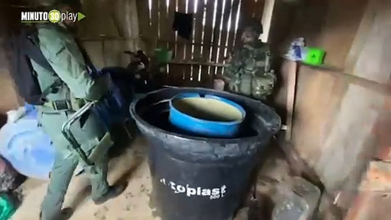 Fuerzas Militares desmantelaron campamento con material de guerra de las disidencias de las Farc en Nariño