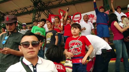 11-01-18 Santaferenos se tomaron la Marte Uno para apoyar a sus hijos en el Ponyfutbol