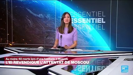 Retour en IMAGES sur l’attentat de Moscou qui a fait au moins 40 morts