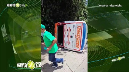 Accidente de la vía Yolombo sector la S