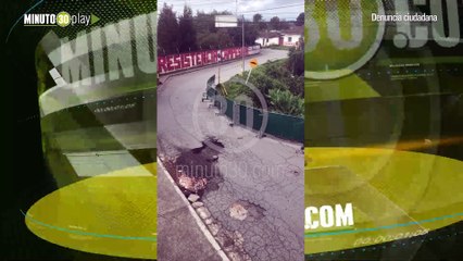 Denuncia hueco se quiere llevar la iglesia de Santa Rosa de Osos