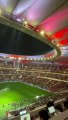 El espectáculo de luces en el Estadio Metropolitano antes del Atlético-Barça / CULEMANÍA