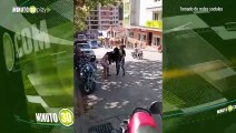 En video quedó registrado una riña entre 2 mujeres en el municipio de Andes Antioquia