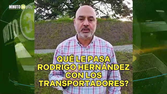 Vocero de transportadores advierte sobre posible paro de transportadores en Rionegro alcalde déjelos quietos