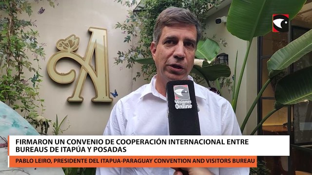 Firmaron un convenio de cooperación internacional entre bureaus de Itapúa y Posadas