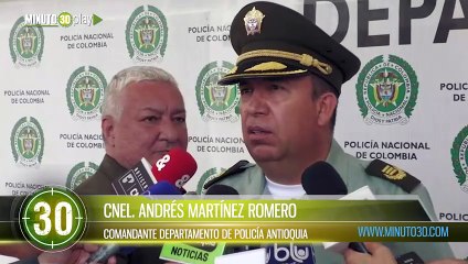 VIDEO 1 En Sonsón cayó el sicario alias 'Diego' perteneciente al grupo criminal 'El Mesa'