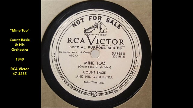Count Basie & His Orchestra Mine Too (1949)