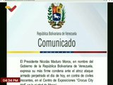 Pdte. Maduro condenó el atroz ataque armado en el Centro de Exposiciones 