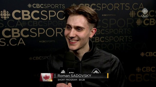 2024 Roman Sadovsky Worlds Post-SP Interview (1080p) - Canadian Television Coverage