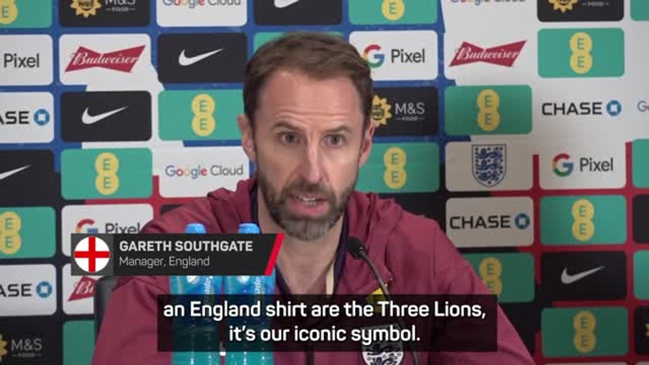 If it's not red and white, it's not the St George's Cross - Southgate on controversial kit