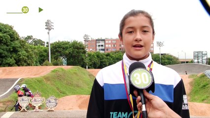 22-10-19 Nicole Foronda, campeona general de BMX en Barranquilla, viajó a Houston por más títulos